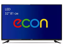 ECON Телевизор EX-32HT018B LED HD 32" (81 см) с цифровым тюнером DVB-T2/DVB-C, USB медиаплеером и режимом "Отель" 32" HD, черный