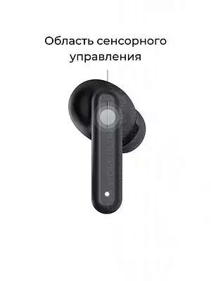 Беспроводные наушники Haylou GT7 Neo Black с микрофоном, игровые, спортивные