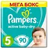 Подгузники Pampers Active Baby Dry, размер 5, 11-16 кг, 90 шт