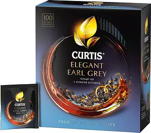 Чай в пакетиках чёрный Curtis Elegant Earl Grey, 100 шт