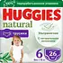 Подгузники-трусики Huggies Natural, размер 6, 15+ кг, 26 шт