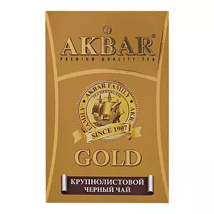 Akbar Gold черный крупнолистовой чай, 250 г