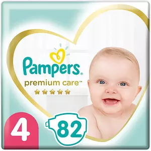 Подгузники Pampers Premium Care, размер 4, 9-14 кг, 82 шт