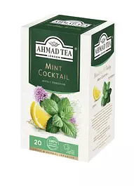 Чай в пакетиках травяной Ahmad Tea Mint Cocktail, 20 шт