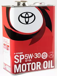 Toyota Motor Oil 5W-30 Масло моторное, Синтетическое, 4 л