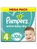 Подгузники Pampers Active Baby Dry, размер 4, 9-14 кг, 106 шт