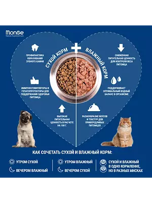 Сухой корм Monge Cat Speciality Line Monoprotein Sterilised для взрослых стерилизованных кошек, форель, 10000 г.
