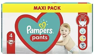 Подгузники-трусики Pampers Pants, размер 4, 9-15 кг, 48 шт