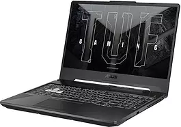 ASUS TUF Gaming A15 FA506NC-HN101 Игровой ноутбук 15.6", AMD Ryzen 5 7535HS, RAM 16 ГБ, SSD 512 ГБ, NVIDIA GeForce RTX 3050 для ноутбуков (4 Гб), Без системы, (90NR0JF7-M008C0), черный, Русская раскладка