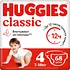 Подгузники Huggies Classic, размер 4, 7-18 кг, 68 шт