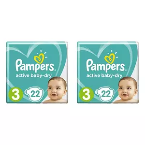 Подгузники Pampers Active Baby Dry, размер 3, 6-11 кг, 44 шт