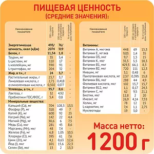 Детское молочко Nutricia Малютка 4, с 18 месяцев, 1.2 кг