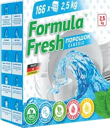Порошок для посудомоечных машин Formula Fresh бесфосфатный 2,5 кг