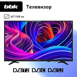 BBK Телевизор 42LEM-1064/FTS2C / 42" / Full HD / черный / 42" Full HD, черный