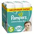 Подгузники Pampers Active Baby Dry, размер 5, 11-16 кг, 150 шт