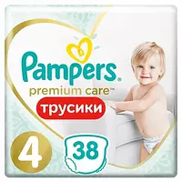 Подгузники-трусики Pampers Premium Care, размер 4, 9-15 кг, 38 шт