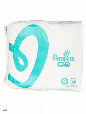 Подгузники-трусики Pampers Pants, размер 4, 9-15 кг, 88 шт