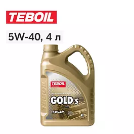 TEBOIL GOLD S 5W-40 Масло моторное, Синтетическое, 4 л