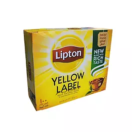 Чай LIPTON (ЛИПТОН) черный с ярлыком 100 пакетиков сундучок (100 пакетов)